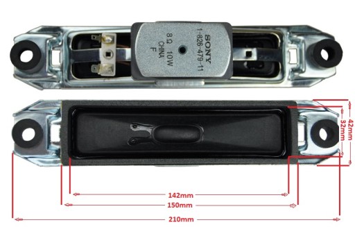 Sony širokopásmový reproduktor 10W 8ohm (46)