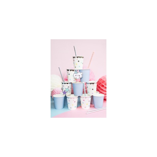 UNICORN STARS papierové poháre 6 ks/180ml