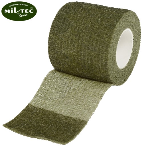 Mil-Tec maskovacia páska 50 mm 4,5 m olivovo zelená