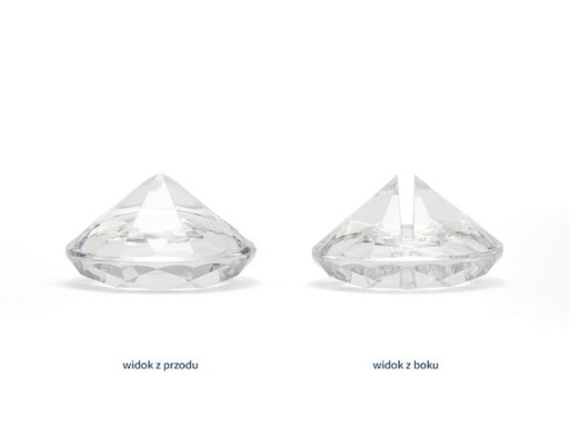 Stojan na VIZITKY, VÍŤAZSTVÁ, bezfarebný diamant, 10 ks na svadbu, sväté prijímanie