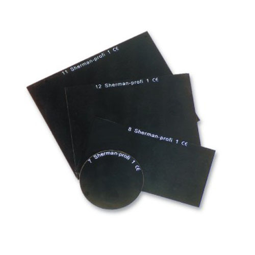 SKLENÝ OCHRANNÝ FILTER DARK fi 50 DIN 8 x2