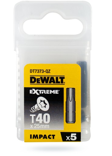 DT7373 DEWALT Nárazové bity T40x25mm Torsion 5ks