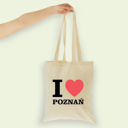 Taška na rameno I LOVE POZNAŃ