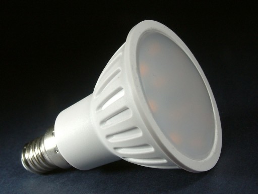 JAK 35W LED žiarovka R50 12 SMD 5W malý závit E14 JDR LED de-elco