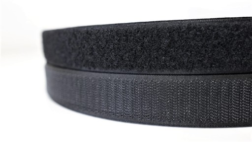 VELCRO PÁSKA ČIERNY VELCRO SET 25mm 1 meter