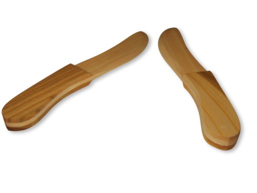 Drevený nôž na maslo 18 cm - LACNO