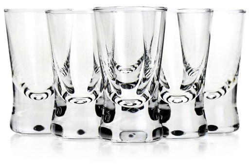 Poháre na panák na vodku X IKS KROSNO 25ml, 6 kusov