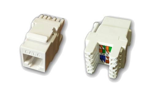Keystone zásuvka 8p8c RJ45 Cat.6 UTP