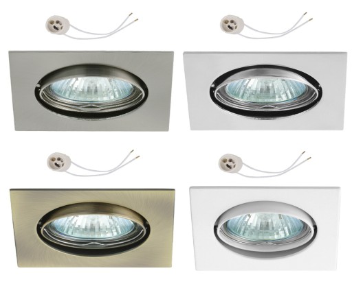 POHYBLIVÉ štvorcové svietidlo pre LED GU10 230V 4 farby