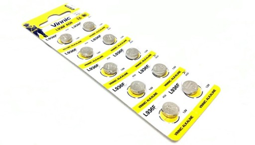 10x AG9 BATÉRIA VINNIC L 936 F G9 SR936 SR45 394