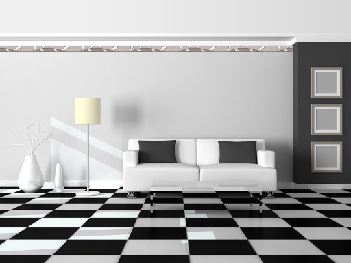 Deco Border 58 betónová dekoratívna nástenná lišta