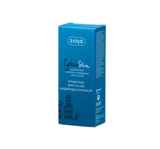 Ziaja GdanSkin 0 SPF nočný krém proti nedokonalostiam na tvár 50 ml