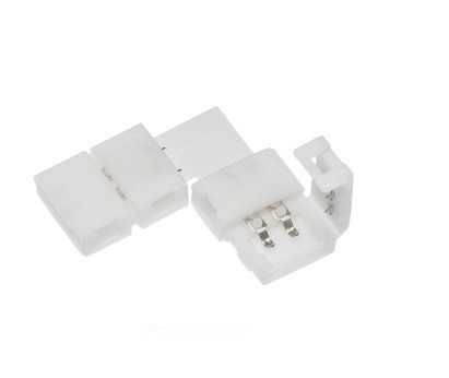 Uhlový konektor LED pásik 8 mm rohový konektor 3528