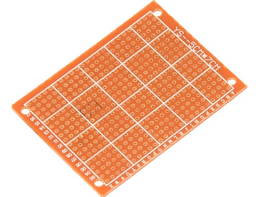 Univerzálna doska plošných spojov 50x70mm 432 dier0920