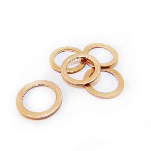 MEDENÉ PODLOŽKY 10X14X1MM SET. 50KS