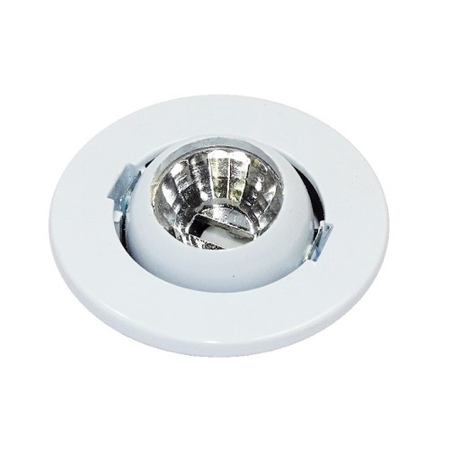SPOTLINE MINI POHYBLIVÁ OČNÁ BUĽBA 12V G4 BIELA