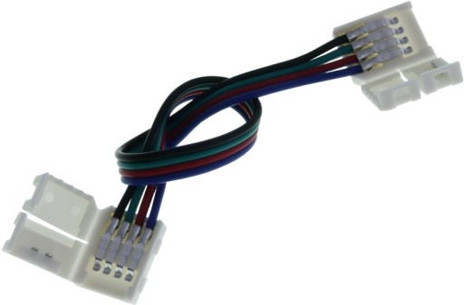 Dvojitý konektor pre RGB LED pásik 10mm konektor