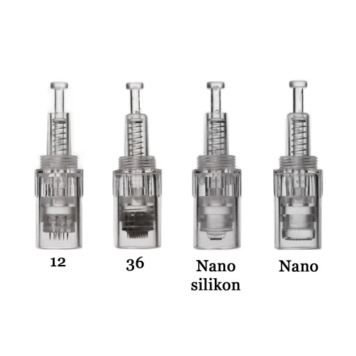 Nano cartridge skrutkovacie mikropeelingové pero dermapen