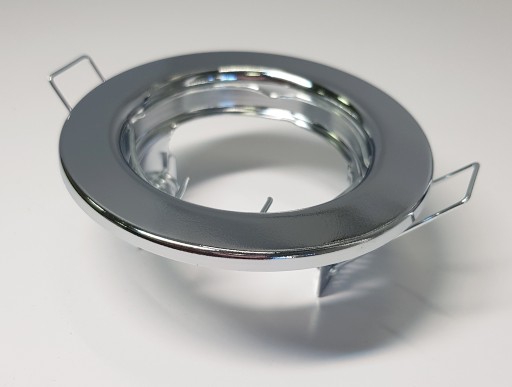 SET PEVNÉHO HALOGENOVÉHO SVETLA CHROM + LED GU10 6W
