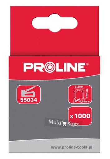 Tvrdené káblové sponky S 6,2 mm polkruhové L:10-12 mm PROLINE (55330)