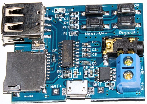 USB MICRO SD MP3 PREHRÁVAČ MODULU ARDUINO FV