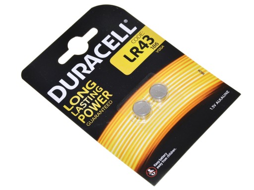Duracell Batéria pre Zenit LR43 1,5V 2x alkalická