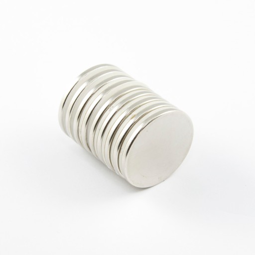 VALEC NEODYMOVÝ MAGNET 25x2 N38 SADA 3 ks