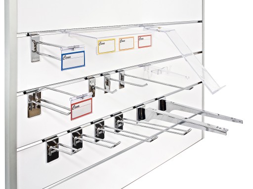 VEŠIAK DRŽIAK NA GUĽU CHROM SHOP PANEL b1