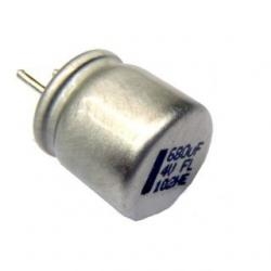 Polymérový kondenzátor 560uF 6,3V 105* 8x8mm x2ks