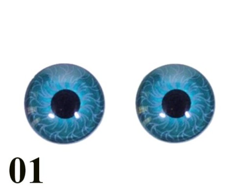 OČI PRE MASKOTOV HRAČIEK 11mm/2ks - 01