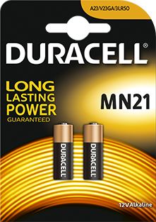 1 Batéria A23 12V DURACELL MN21 23A batéria