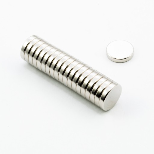 VALEC NEODYMOVÝ MAGNET 10x2 N38 SADA 15 KUSOV