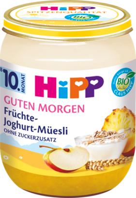 HIPP BIO Cereálne raňajky Müsli Ananás Jogurt 10m