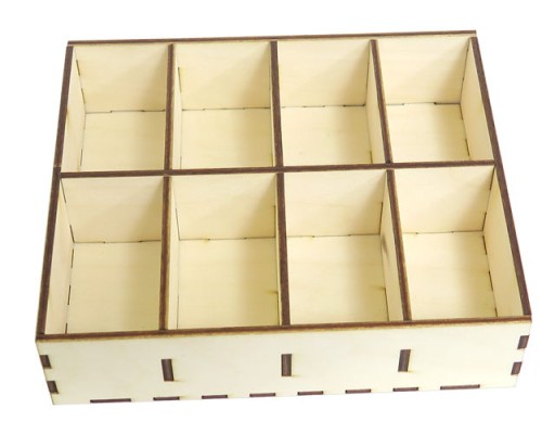DECOUPAGE ORGANIZÉR BOX S 8 PRIHRADKAMI EZ63
