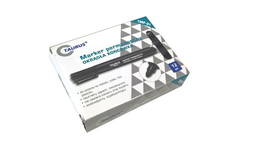 TAURUS 9001A modrý permanentný okrúhly popisovač