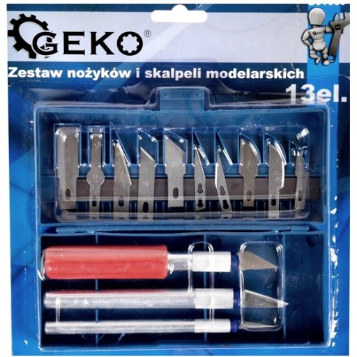 MODELOVACÍ SADA SCALPEL NOŽOV 13 kusov ČEPELIE + Púzdro