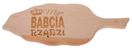 DREVENÁ KUCHYŇSKÁ DOSKA S GRAVÍM VAŠICH LISTOV