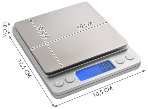 Presná kuchynská gramová váha 2000g 2kg/0,1g