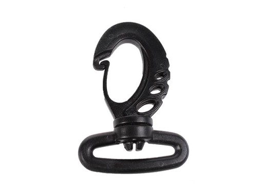 OTOČNÁ PLASTOVÁ KARABÍNA 30mm NA TAŠKU