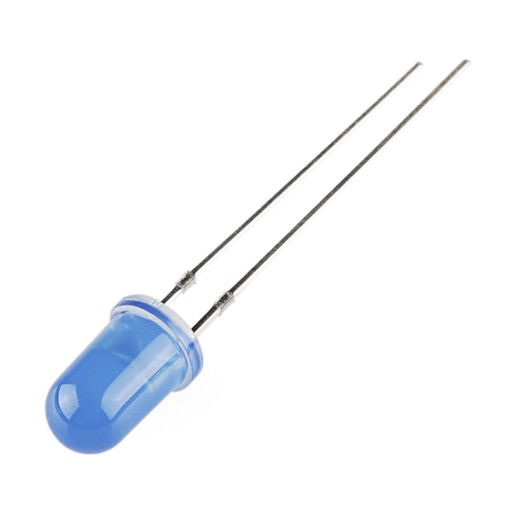 LED MODRÁ 3mm MATNÁ 10 KS (337