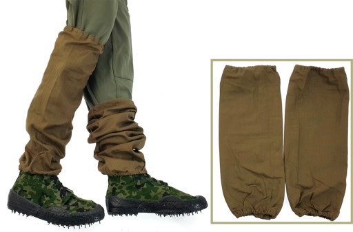 orig. Vintage RETRO khaki chrániče na gamaše NOVINKA