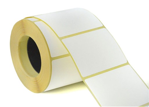 Samolepiace termoetikety na kotúči 58x43mm 700 ks.