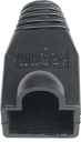 KRYT ZÁSTRČKY 8p8c RJ45 RJ-45 [10 kusov] čierny