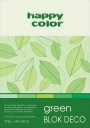 BLOK A4 20K DECO GREEN 170G ODTIENE ZELENEJ HAPPY FARBY