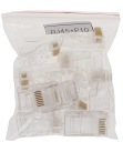 Modulárna zástrčka RJ45*P10, balenie 10 kusov ABCV