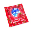 Jahodové kondómy SKINS STRAWBERRY NOVINKA!