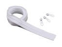 PÁSKA NA Zips 3mm BIELA ​​+ 3 VYSTUŽENÉ Zipsy