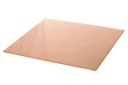 Medený plech medený Cu formát 100x100x2mm | plech 2mm - 10x10cm