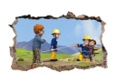 Nálepka na stenu FIREMAN SAM! 3D efekt! Veľký výber z