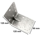 UHLOVÝ KONEKTOR S RAZÍM 125x125x90x2,5